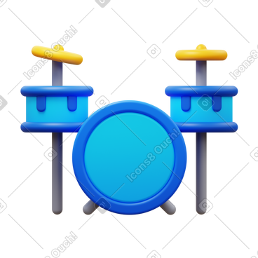 Drum set PNG, SVG