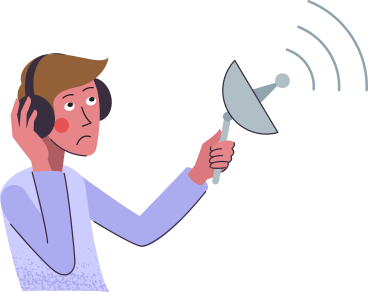 man-with-listening-device PNG, SVG