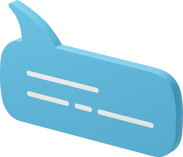 파란색 말풍선 PNG, SVG