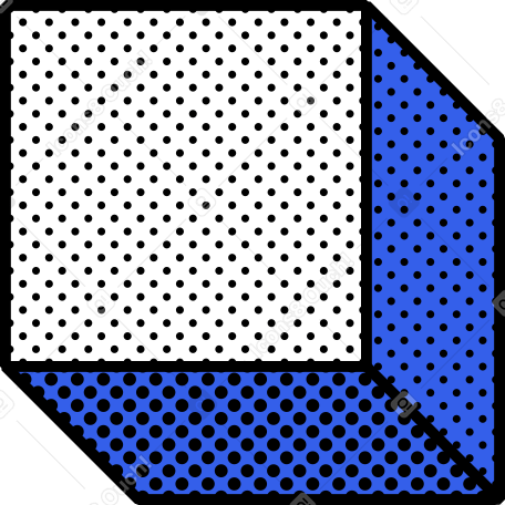 Cube avec un motif PNG, SVG