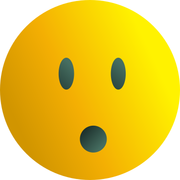 surprised emoji PNG, SVG