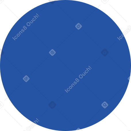 Bolha de círculo azul PNG, SVG