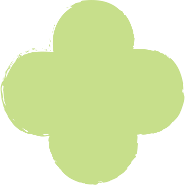 Light green quatrefoil PNG、SVG