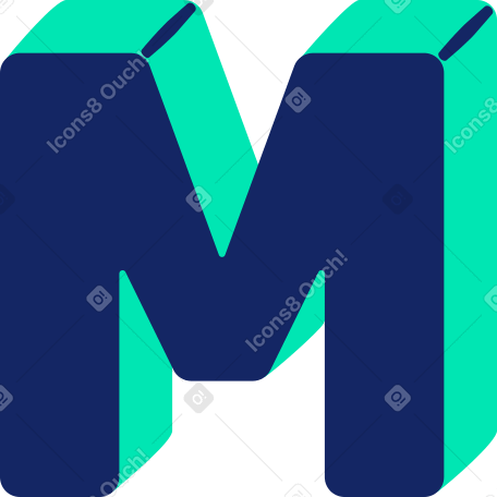 字母m PNG, SVG