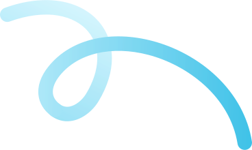 Dekorative linie mit blauem farbverlauf PNG, SVG