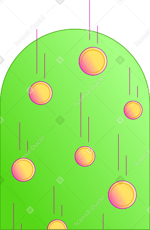 background with falling coins PNG, SVG