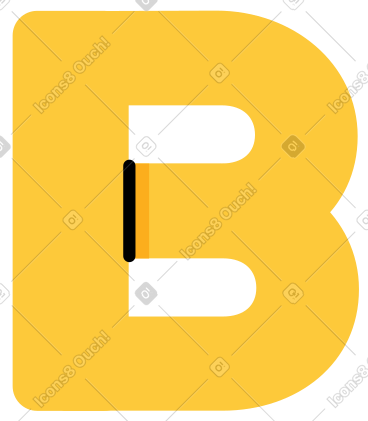 Letter b juicy PNG, SVG