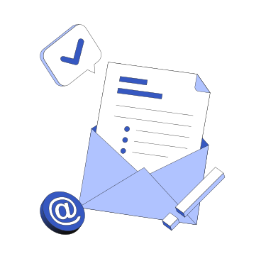 Receiving a letter or email animated illustration in GIF, Lottie (JSON), AE