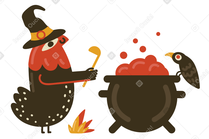 Cooking something magical PNG, SVG