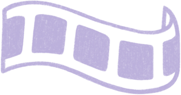 Film rétro violet PNG, SVG