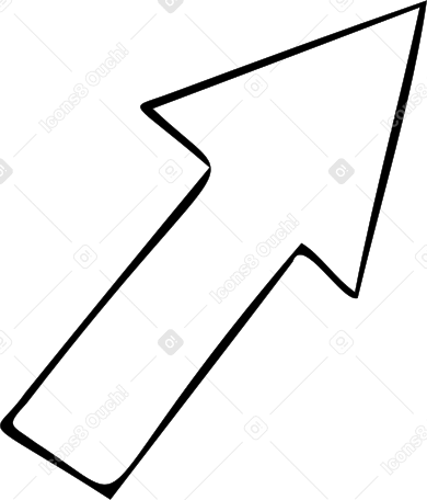 flecha grande PNG, SVG