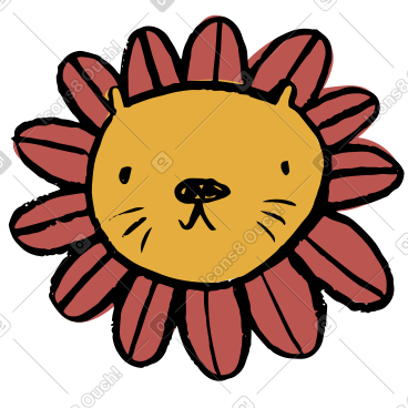 猫头花 PNG, SVG