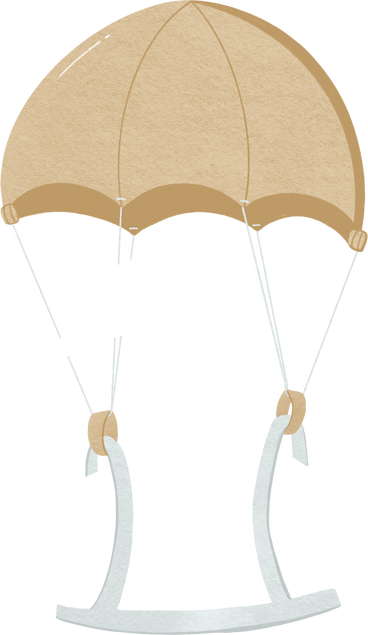 parachute PNG, SVG