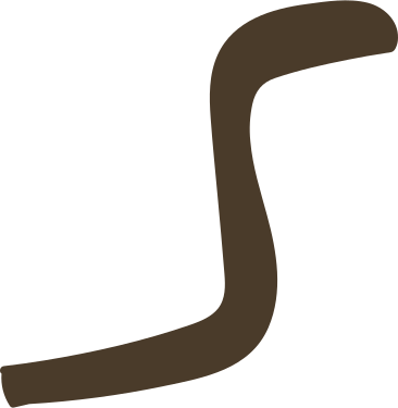 Brown curved line PNG、SVG