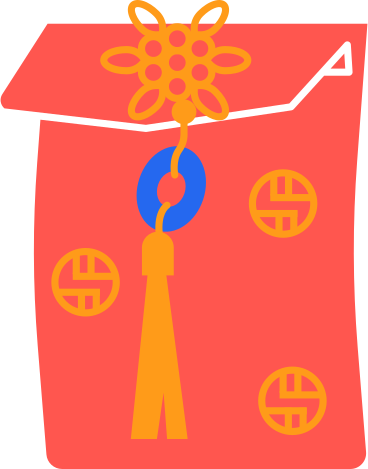 Китайский конверт в PNG, SVG