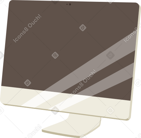 белый дисплей в PNG, SVG