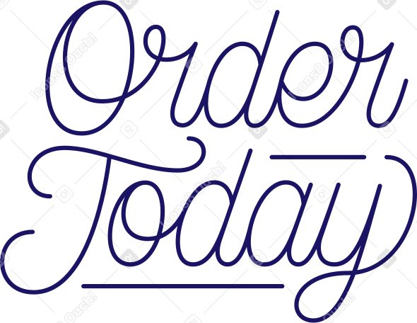 lettering order today PNG, SVG