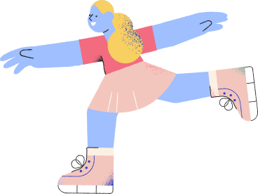 woman skating on ice PNG, SVG