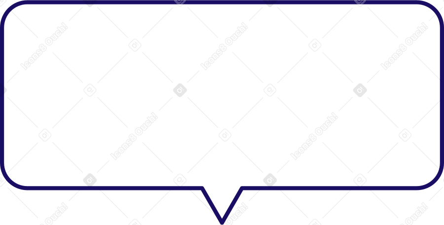 bocadillo de diálogo rectangular vacío PNG, SVG