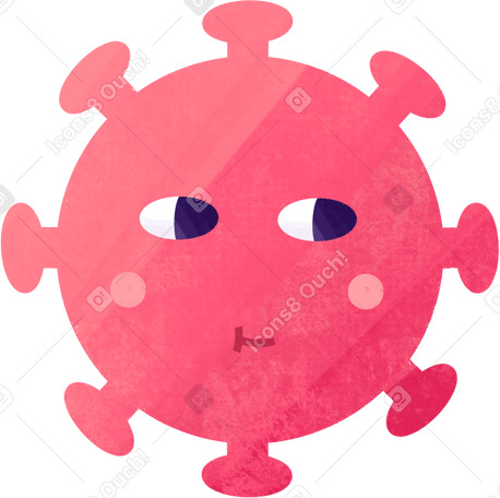 covid  bacteria Illustration in PNG, SVG
