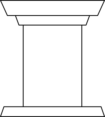 white stand PNG, SVG
