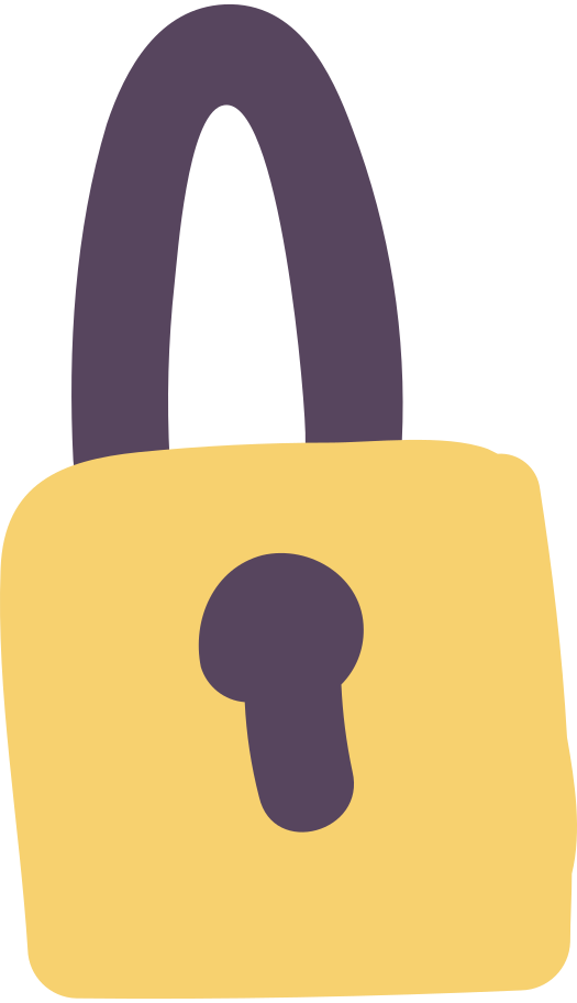 padlock Illustration in PNG, SVG