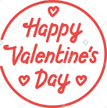 happy valentine PNG, SVG