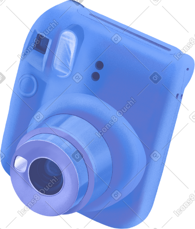 instax mini blue camera PNG, SVG