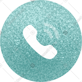 Green bubble with call icon PNG, SVG