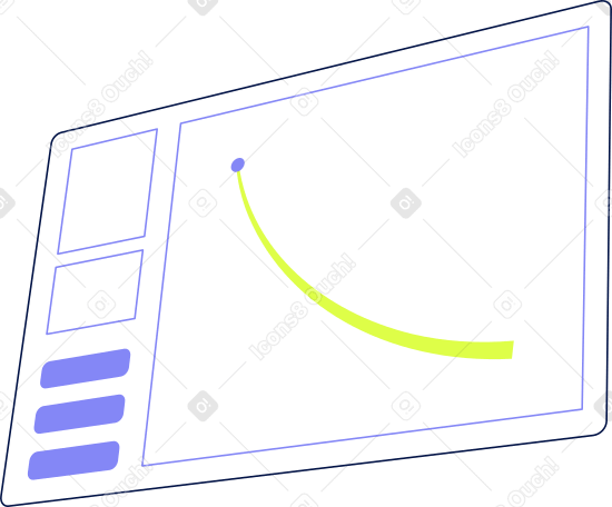 janela com um programa de desenho PNG, SVG