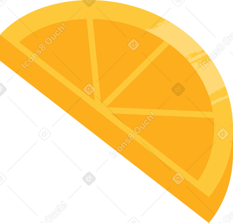 orange slice Illustration in PNG, SVG