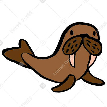 바다 코끼리 PNG, SVG