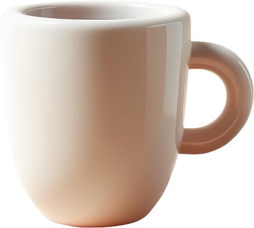 White coffee cup PNG, SVG