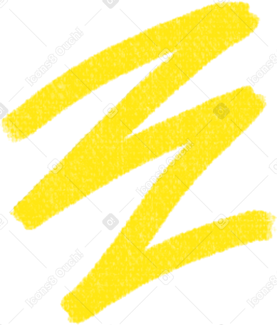yellow abstract line PNG, SVG