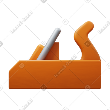 Wooden hand plane PNG, SVG