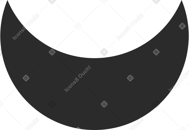 black crescent в PNG, SVG