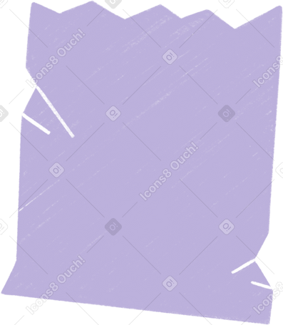 lilac paper bag Illustration in PNG, SVG