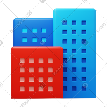 City buildings PNG, SVG