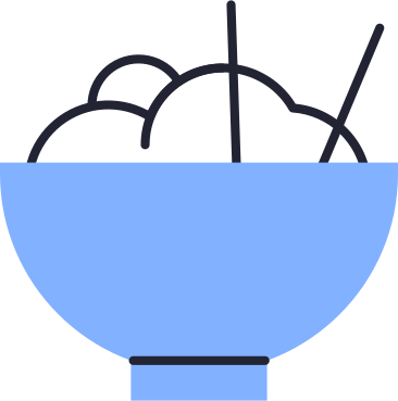 rice bowl PNG, SVG