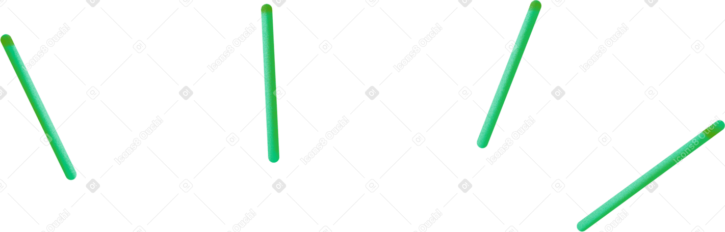 Linhas verdes PNG, SVG
