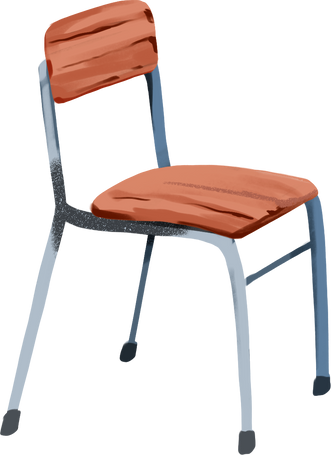 chair Illustration in PNG, SVG