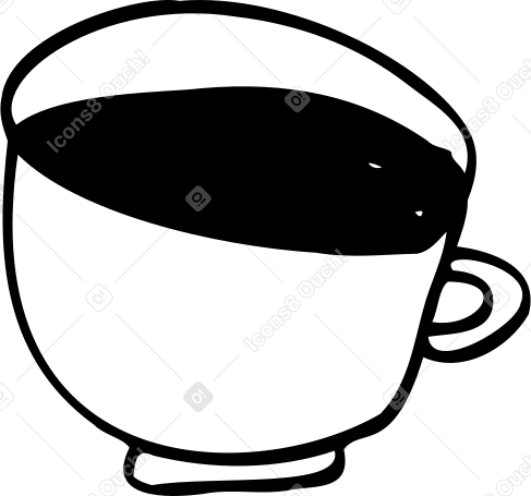 cup with tea PNG, SVG