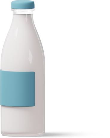Milk bottle PNG, SVG