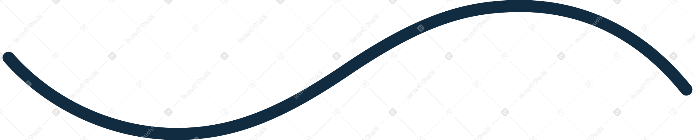 wave line PNG, SVG