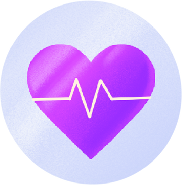 icon with heart and pulse PNG, SVG