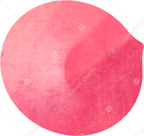pink big bubble gum Illustration in PNG, SVG