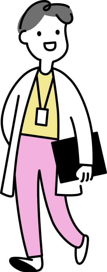 doctor with a folder in his hand PNG, SVG