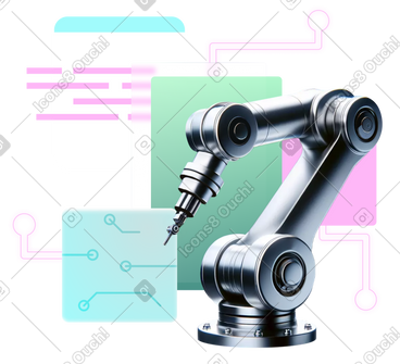 Robotic arm and automation systems PNG, SVG
