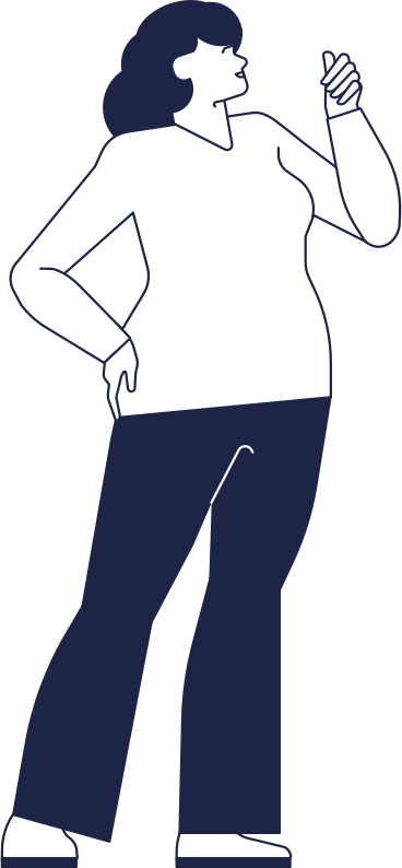 Woman holding something PNG, SVG