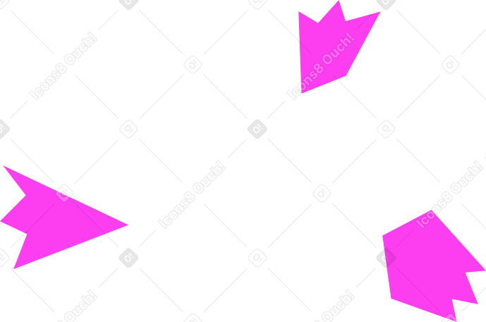 formas abstratas rosa PNG, SVG